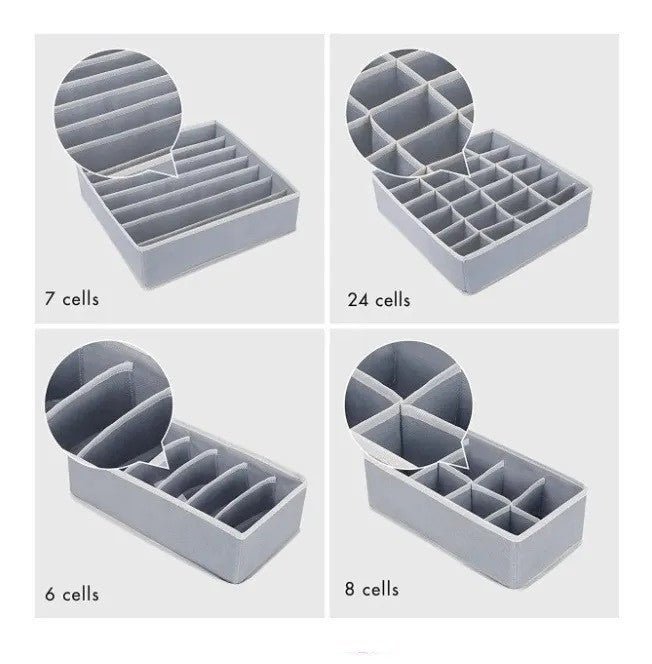 OrgaBox 4 - Organizador De Ropa Interior COMPRE 1 Y RECIBA 4 - ¡4 Compartimentos Individuales! - Bora De Compras