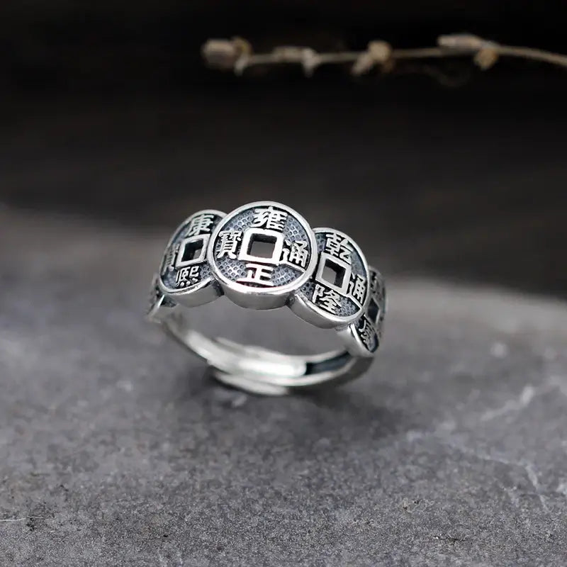 Anillo de la Fortuna de los 5 Emperadores – Edición Especial ✨ ¡Compra 1 y Llévate 2!