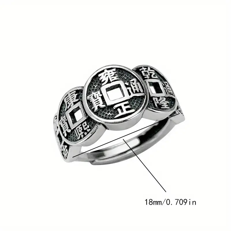 Anillo de la Fortuna de los 5 Emperadores – Edición Especial ✨ ¡Compra 1 y Llévate 2!