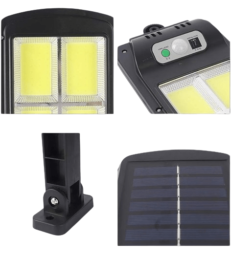 LAMPARA PANEL SOLAR CON SENSOR YCONTROL - Bora De Compras