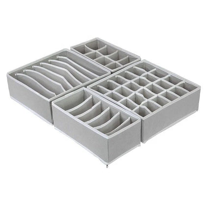 OrgaBox 4 - Organizador De Ropa Interior COMPRE 1 Y RECIBA 4 - ¡4 Compartimentos Individuales! - Bora De Compras