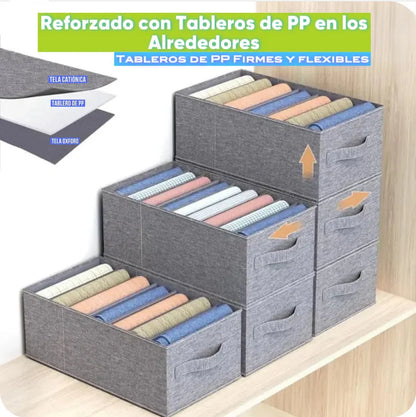 MaxiOrden - Organizador De Ropa Multifuncional COMPRE 1 y LLEVARTE 3 - ¡Con Divisor Set! - Bora De Compras