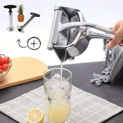 ZumaMáx™ + Cortador de Piña - ¡El kit de zumo perfecto! Máxima frescura. Cero esfuerzo.