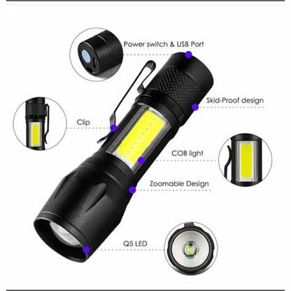 Linterna Táctica X - Pro 4 - ¡Más protección para tus noches! - Bora De Compras