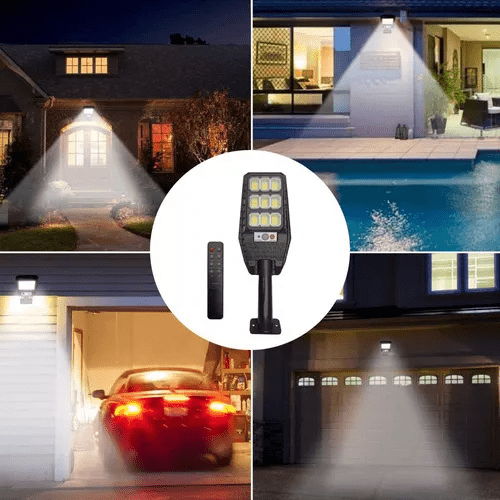 Lámpara Solar LED Para Exteriores Con Sensor Movimento - Bora De Compras